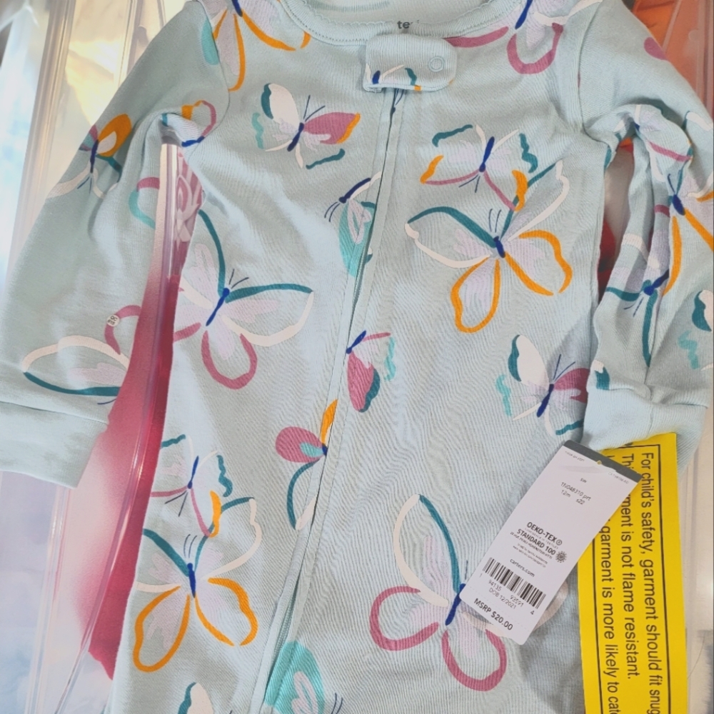 Brand New! NWT Carters Sleep & Play Pajamas.